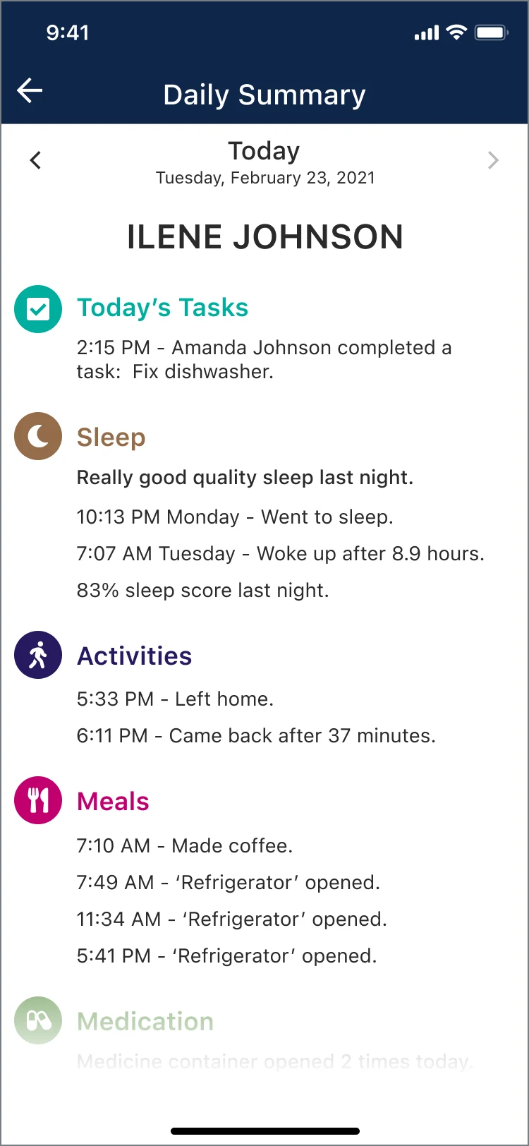 Care Daily screenshot